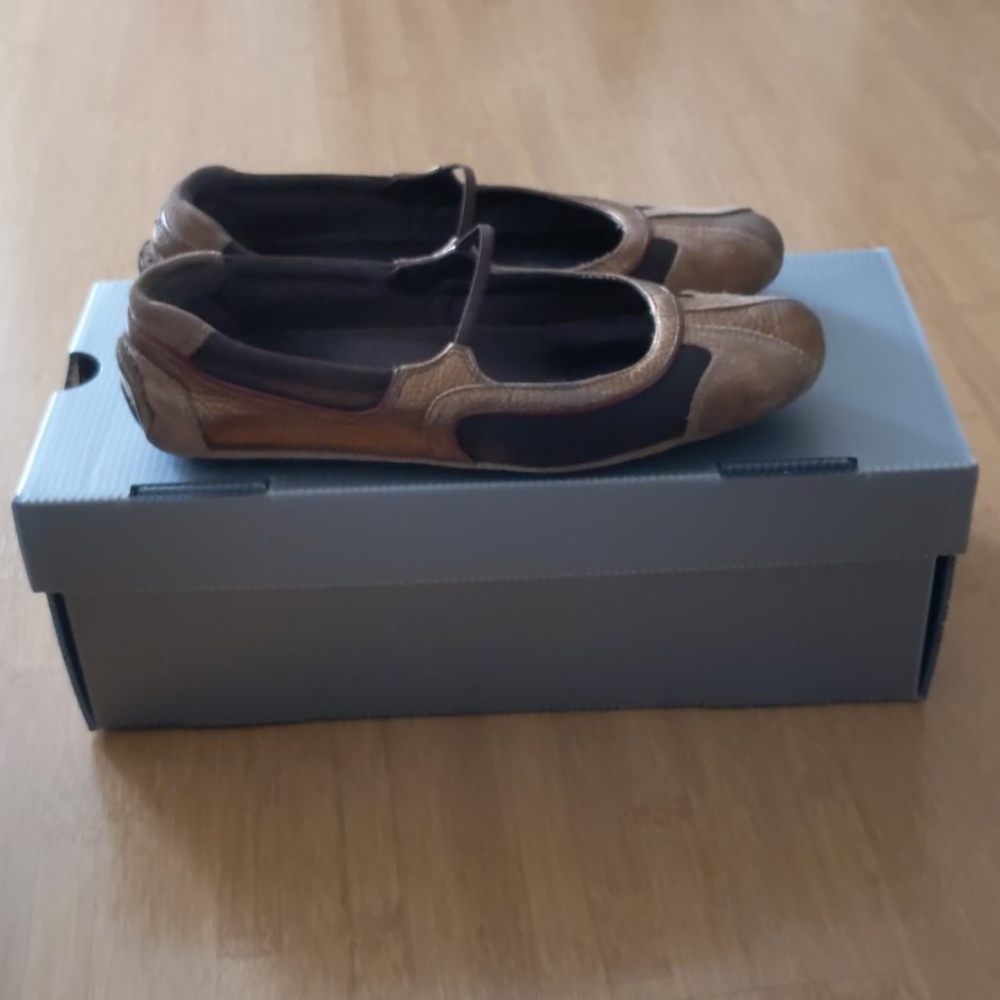 Prada leather flats